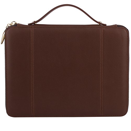 XGUO iPad mini 4 Wallet Ledertasche für iPad mini 4 Hülle Cover mit Echtleder Schutzhülle Ständer und Tragegriff(Brown,iPad Mini 4) - 7