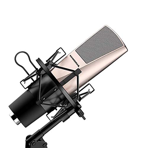 Preisvergleich Produktbild PeiXuan2019 Professionelles Kondensatormikrofon mit Studio Broadcasting-Mikrofon für Computer / PC