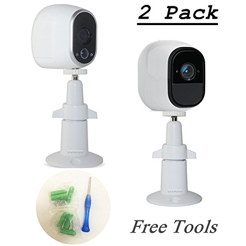 Preisvergleich Produktbild COSCOD Wandhalterung für Arlo Smart, aus Aluminium, rostfrei, Halterung für Überwachungskamera, für drinnnen oder draußen, für CCTV oder DVR, gleiche Schnittstelle