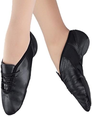 1st Position Flex Lace Up Pyramid Toe Jazz Shoe (Child UK 13.5)