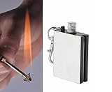 etu24 ewige Cerillas Outdoor Survival Cerillas Mechero permanente hemostáticas Magnesio Encendedor de Fuego Pedernal piedra Flint Firestone Cigarrillos De Encendido De Acero Para 15.000 Zündungen