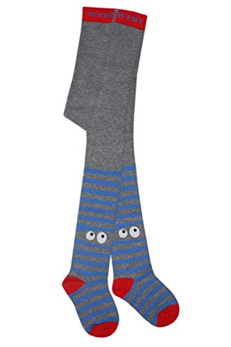 Weri Spezials Children Tights Ku-kuck! 9-12 months (74) Grey-Red