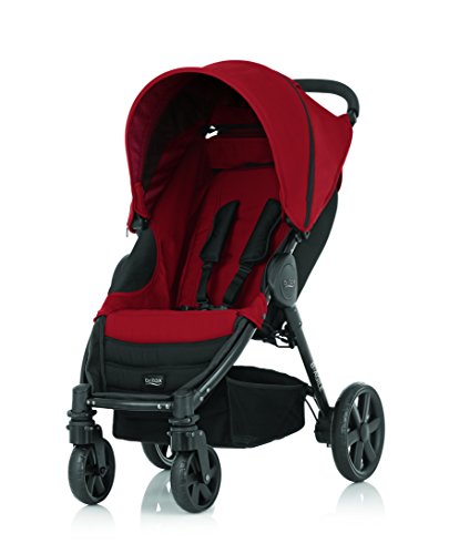 Britax B-Agile 4 Pushchair from Birth to 4 Years (Chili Pepper)