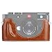 Produktbild 1/4 Zoll Faden-PU-Leder-Kamera-halbe Fallbasis kompatibel Leica M10 Zubehör (Color : Braun)