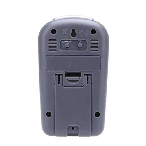 Gazechimp LCD Digital Innen Hygrometer Thermometer mit Zeit Thermo-hygrometer