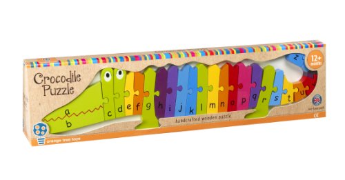 Orange Tree Toys Alphabet Puzzle Crocodile