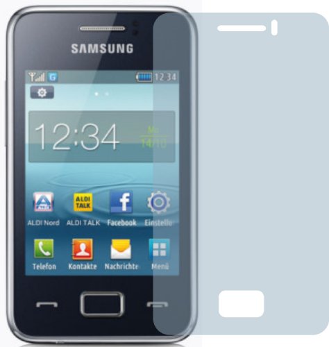 Preisvergleich Produktbild 4x Samsung REX80 GT-S5220R ENTSPIEGELNDE Displayschutzfolie Bildschirmschutzfolie Schutzhülle Displayschutz Displayfolie Folie