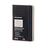 Material: papel Moleskine DHB12WH2Y17 - Agenda semanal 12 meses, pocket 9 x 14