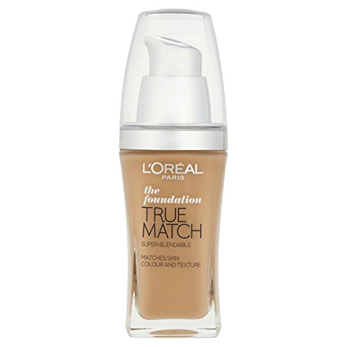 L'Oreal Paris True Match Foundation - 30 ml, Golden Natural (Number W4)