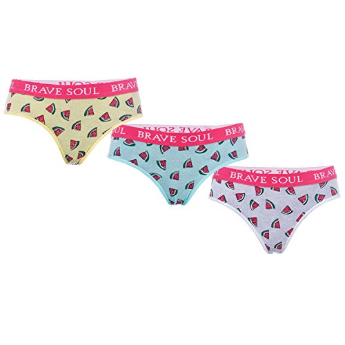 Preisvergleich Produktbild Brave Soul Damen Taillenslip, mehrfarbig