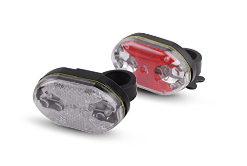 Bottari Lampe Bike Beleuchtung für Fahrrad mit 5 LEDs und 4 Funktionen, Rot - 3