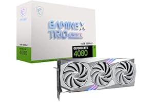 MSI GeForce RTX 4080 16GB Gaming X Trio White NVIDIA GDDR6X