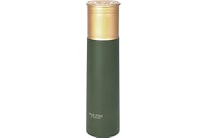 JACK PYKE Stainless Steel Thermos Bottle 500ml Cartridge Shape, Insulated Bottle Keeps Drinks Hot & Cold for 8 Hours, Thermal Drinking Bottle with Push-Button & Matte Finish for Camping, Hunting-Green