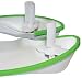 Pourty Flexi-Fit Toilet Trainer (White/Green)