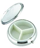 PANYTOW Silver Round Pill Box
