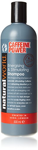 Natural World Caffeine Power Energising and Stimulating Hair Shampoo 500 ml