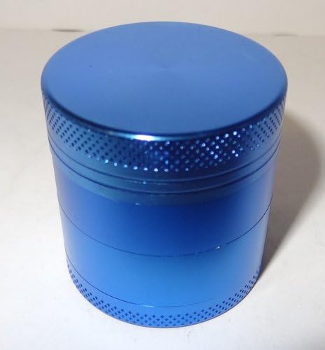 HERB ALUMINIUM GRINDER 4 PART IN BLUE COLOR BY TRENDZ