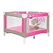 LORELLI PORTABLE BABY TRAVEL COT PLAYYARD PLAY STATION PINK&BEIGE BEAR foldable