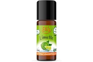 Ellis Aromen Limette NATÜRLICHES Lebensmittelaroma | Aromakonzentrat aus 100 % Veganen und Natürlichen Ursprung | Für Speisen & Getränke | 10 ml