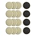Produktbild 16 bewegliche Möbelgleiter – Teppichregler-Unterlagen, wiederverwendbar, Schieberegler für schwere Möbel, Möbel Bodenbelag-Untersetzer, runde Teppich-Möbelgleiter für Teppichböden-Oberflächen, wiederverwendbare Unterlagen für schweren Möbeltransport, 89 mm