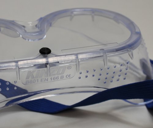 Schutzbrille, Soft Schutz Brille PVC, Gummi Arbeitsbrille Augenschutz klar - 4