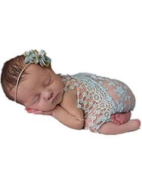Ximkee Nette neugeborene Baby-M?dchen-Baby-Spitze-H?kelarbeit-Kost¨¹m Foto Fotografie Props 0-12 Monate