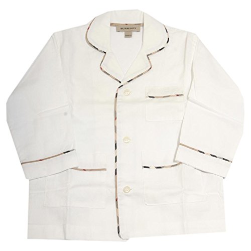 Preisvergleich Produktbild BURBERRY 89034 Pigiama Lungo Cotone pigiamino Camicia Pantalone Bimbo [12 Months]