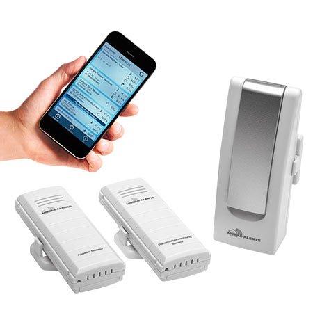 Preisvergleich Produktbild ELV Mobile Alerts Temperatur- / Luftfeuchteüberwachungs-Set MA10012, gibt Handlungsempfehlung