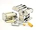 Produktbild FRX 2-in-1 Nudelmaschine Raviolimaker manuell für 7 Nudelstärken Pastamaschine Edelstahl Nudel Maschine Pasta Maker (mit Ravioli Maker)