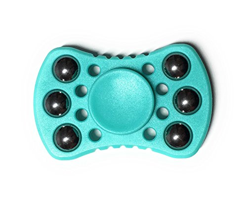 Bow Tie Fidget Spinner - Aqua - 4 Minute Spinning Time - Warehoused and Shipped by Amazon Bow Tie Fidget Spinner - Aqua - 4 Minute Spinning Time - Warehoused and Shipped by Amazon