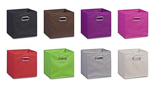 Schrankkorb Regalkorb Stoffbox Vlies in grau 32x32x32cm für IKEA Kallax expedit Dröna und anderen Farben zum auswählen - 2