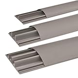 Material: PVC, no inflamable scos smartcosat scosk K294 1 m habrund Cable Canal (L x B x H 1000 x 50 x 12 mm, PVC, Suelo, Canal, Autoadhesivo), Color Gris