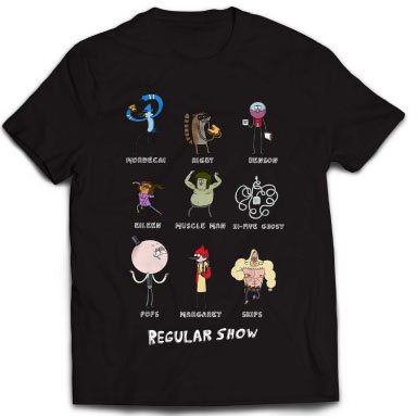 Preisvergleich Produktbild Regular Show T-Shirt Cast Größe L