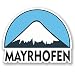 Produktbild 2 x Mayrhofen Ski Snowboard Vinyl Aufkleber Aufkleber Laptop Reise Gepäck Auto Ipad Schild Fun # 5290 - 10cm/100mm Wide