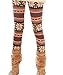 Produktbild CRAVOG Damen Leggings Multi Muster Leggins Strumpfhosen Weich Bequem Modisch Bunt