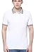 Colors Couture White with Grey Collared Neck Half Sleeves Slim Fit Polo T-Shirt for Men RS.369.00