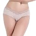 Maternity Underwear, KUCI® Women's Pregnant Briefs Cotton Low-waist U-shaped Maternity Knickers 3Pack