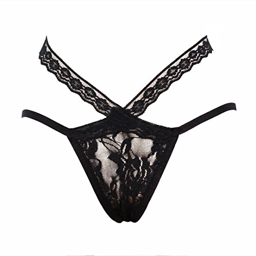 Preisvergleich Produktbild BeautyTop Damen Unterwäsche, Frauen Dessous Sexy Erotik Dessous nachtwäsche Sexy Versuchung Nightgown Unterwäsche Spitze Pantys G-String Tanga Höschen Dessous Spitzenhöschen Damen (Schwarz) (M)