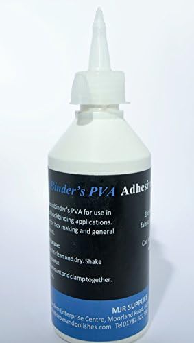 MJR Supplies BOOKBINDER'S PVA ADHESIVE 240ml bottle bookbinding and repair glue