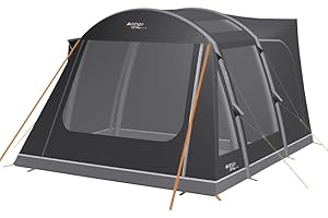 Vango Kela Pro Air Driveaway Awning | Inflatable AirBeam Campervan Awning - Ripstop 6000mm HH with ColourLok | Storm Straps, Dual Action Pump & Steel Rock Pegs Included (Tall (255-295cm))