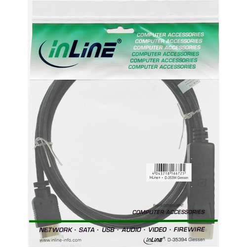 InLine 17185 DisplayPort zu HDMI Konverter Kabel schwarz - 2