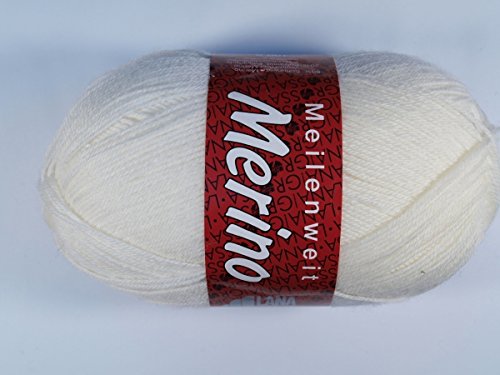 LANA GROSSA MEILENWEIT 100g MERINO, 2009 - creme