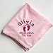 Personalised Pink Baby Blanket With Footprint Design