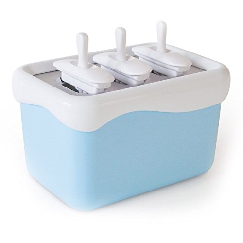 Eismaschine Eismaker Stieleisformen Gefrierbehälter Popsicle Maker - blitzschnell Eis am Stiel