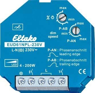 EltakoMinimum Load Voltage Regulator Universal Only 4 W eud61npl-230 V