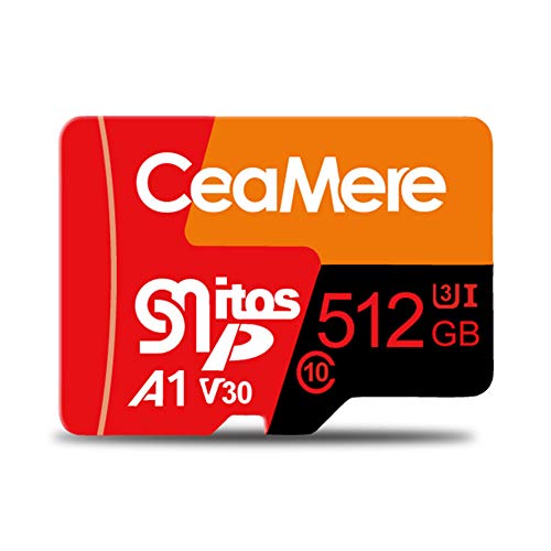 Preisvergleich Produktbild IOIOA Speicherkarte, Ultra Microsdxc UHS-I-Speicherkarte - 80 MB / s, C10, U1, Full HD, A1, Micro SD-Karte (1 GB, 2 GB, 4 GB, 8 GB, 16 GB, 32 GB, 64 GB, 128 GB, 256 GB, 512 GB),512GB