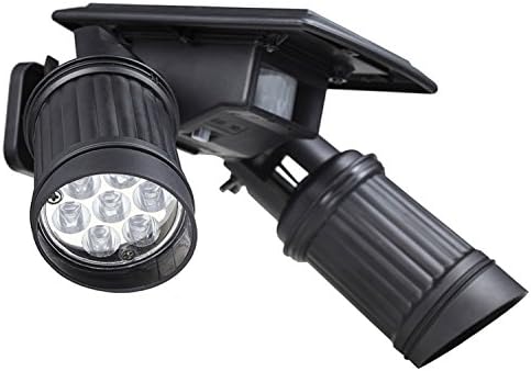 SKKMALL Outdoor Waterproof Wall Light Adjustable 14LED Solar Spotlight Wall Light PIR Motion Sensor Lamp Path Garden Yard (1PC) (Color : Warm White)
