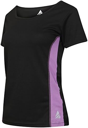 Womens Ladies Sports Wicking T-Shirt Quick Dry Gym Running Exercise Yoga Performance Training Base Layer Top