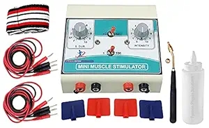 TYCOON PHYSIO SOLUTIONS White Electro Therapy Mini Muscle Stimulator 2 Channel (MINI MS)