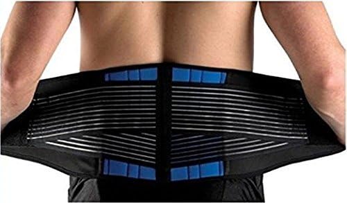 SUAVER Back Brace Support Belt, Adjustable Deluxe Neoprene Double Pull Lumbar Lower Back Support Brace Exercise Belt Pain Relief,Helps Men & Women Relieve Lower Back Pain